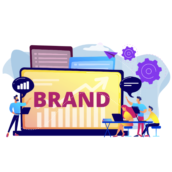 Digital Marketing Kantine | Icon für Markenbildung | Branding