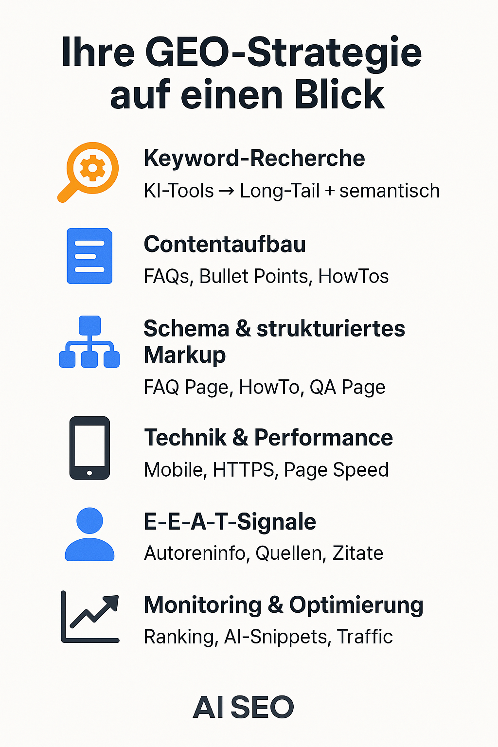 GEO SEO Infografik – Google Gemini